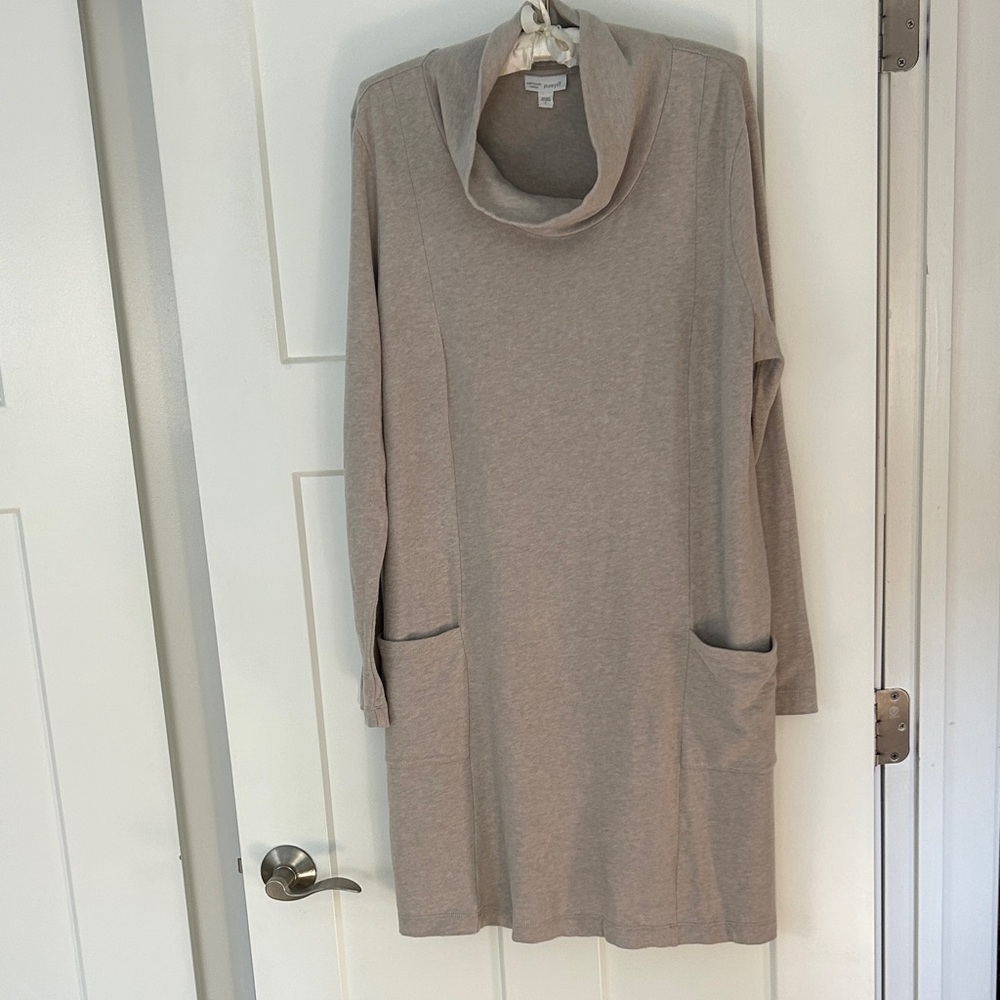 J. Jill Taupe Long Sleeve Tunic